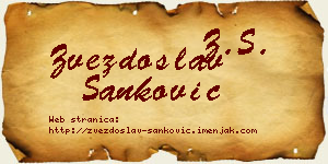 Zvezdoslav Sanković vizit kartica